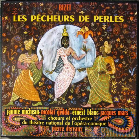 Georges Bizet, Janine Micheau, Nicolai Gedda, Ernest Blanc, Jacques Mars, Pierre Dervaux  - Les Pêcheurs De Perles