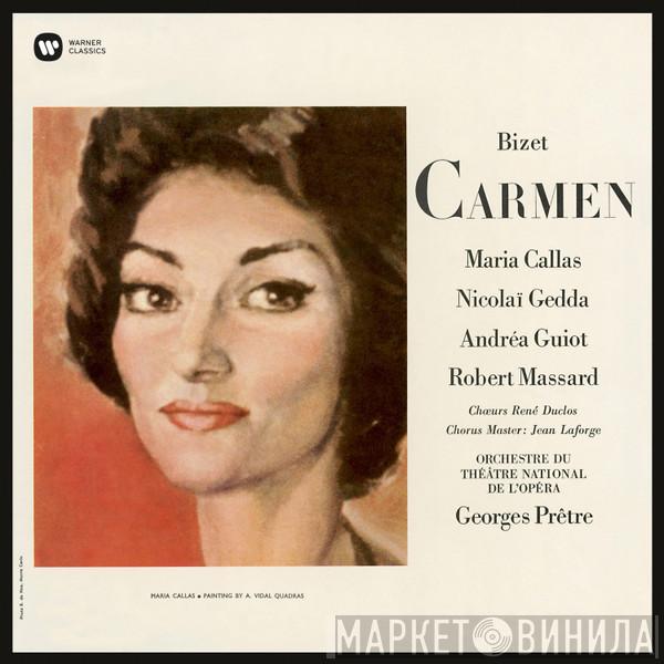 , Georges Bizet , Maria Callas , Nicolai Gedda , Andréa Guiot , Robert Massard  Georges Prêtre  - Carmen