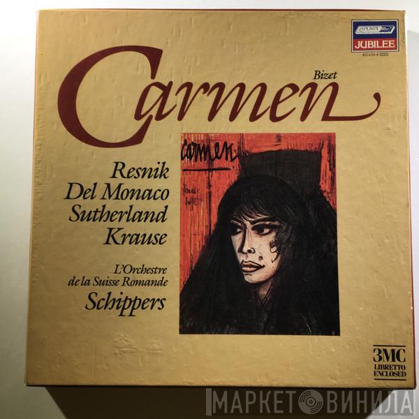 , Georges Bizet , Regina Resnik , Mario del Monaco , Joan Sutherland , Tom Krause  Thomas Schippers  - Carmen