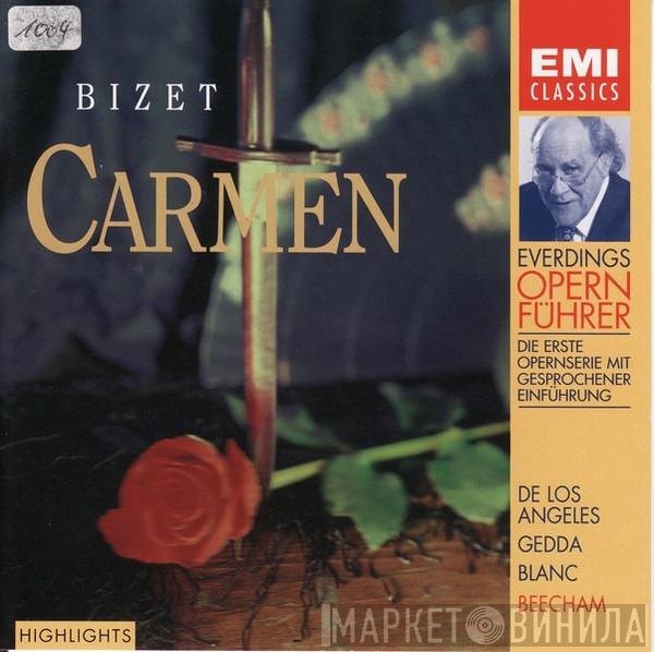 , Georges Bizet , Victoria De Los Angeles , Nicolai Gedda , Janine Micheau , Ernest Blanc  Sir Thomas Beecham  - Carmen Highlights - Everdings Opernführer