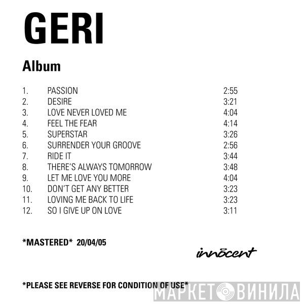  Geri Halliwell  - Passion