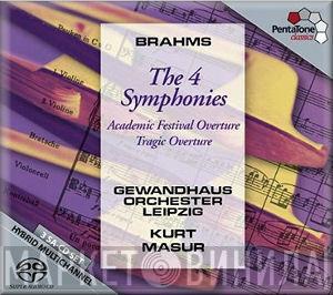 , Gewandhausorchester Leipzig , Kurt Masur  Johannes Brahms  - Brahms: The 4 Symphonies
