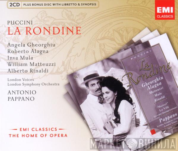 Giacomo Puccini, Angela Gheorghiu, Roberto Alagna, Inva Mula, William Matteuzzi, Alberto Rinaldi, London Voices, The London Symphony Orchestra, Antonio Pappano - La Rondine