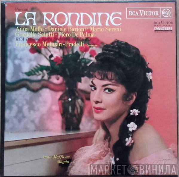 Giacomo Puccini, Anna Moffo, Daniele Barioni, Mario Sereni, Graziella Sciutti, Piero De Palma, RCA Italiana Opera Orchestra, RCA Italiana Opera Chorus, Francesco Molinari-Pradelli - La Rondine
