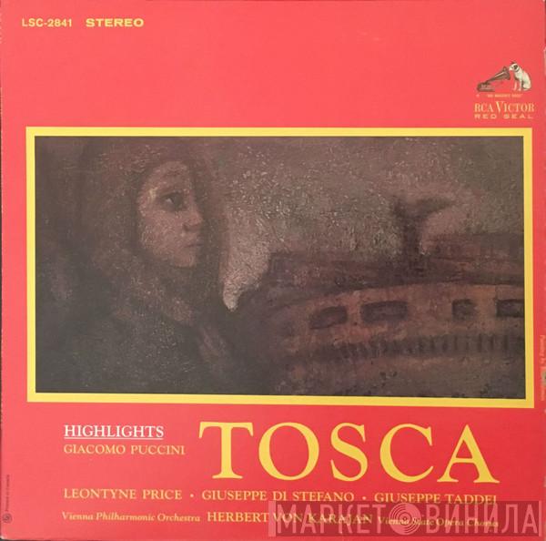 , Giacomo Puccini , Leontyne Price , Giuseppe di Stefano , Giuseppe Taddei , Herbert von Karajan , Wiener Philharmoniker  Wiener Staatsopernchor  - Tosca (Highlights)