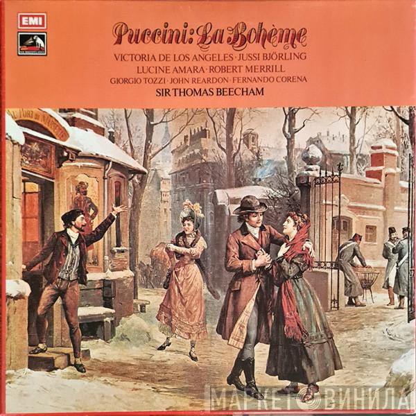 Giacomo Puccini Victoria De Los Angeles Jussi Björling Lucine Amara Robert Merrill Giorgio Tozzi John Riordan Fernando Corena Sir Thomas Beecham  - La Bohème