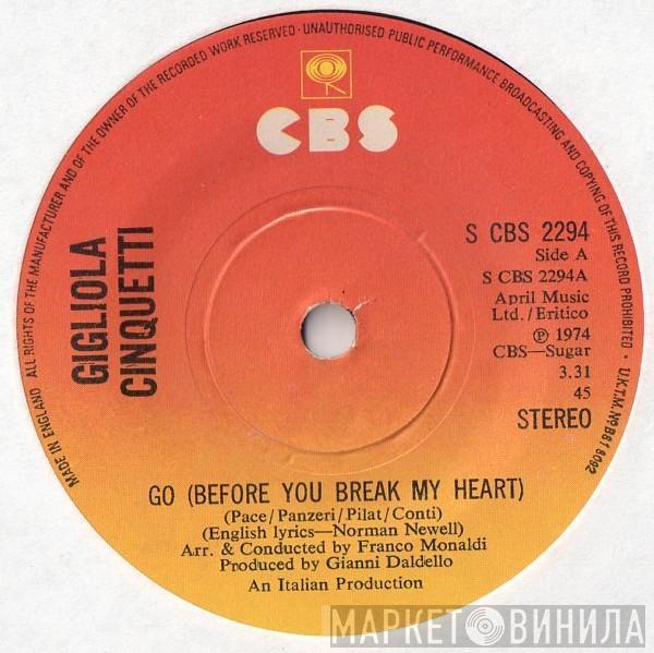 Gigliola Cinquetti - Go (Before You Break My Heart)