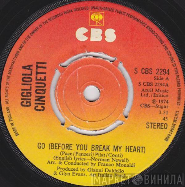  Gigliola Cinquetti  - Go (Before You Break My Heart)