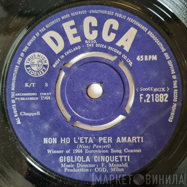  Gigliola Cinquetti  - Non Ho L'Eta' Per Amarti