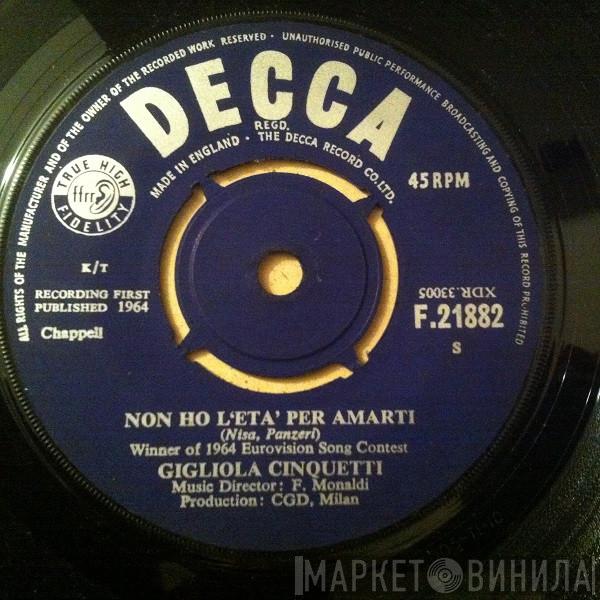  Gigliola Cinquetti  - Non Ho L'Eta' Per Amarti
