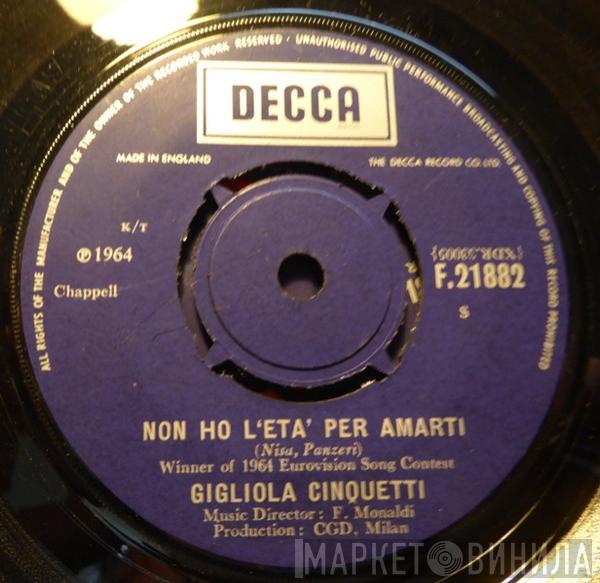  Gigliola Cinquetti  - Non Ho L'Eta Per Amarti