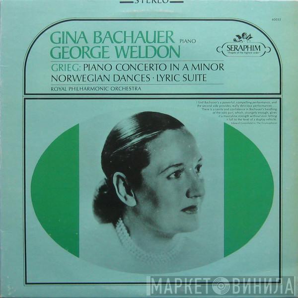 , Gina Bachauer , George Weldon , Edvard Grieg  The Royal Philharmonic Orchestra  - Piano Concerto In A Minor • Norwegian Dances • Lyric Suite