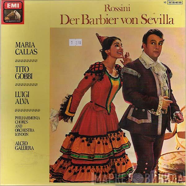 , Gioacchino Rossini , Maria Callas , Luigi Alva  Tito Gobbi  - Der Barbier von Sevilla