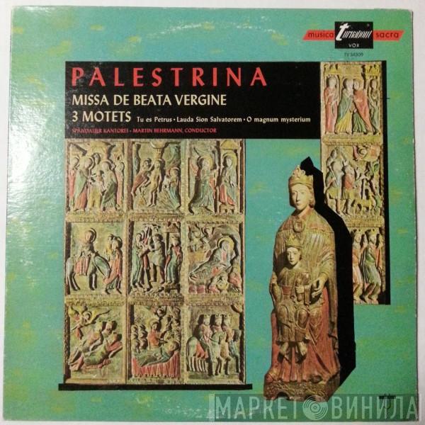 Giovanni Pierluigi da Palestrina, Spandauer Kantorei, Martin Behrmann - Missa De Beata Virgine 3 Motets