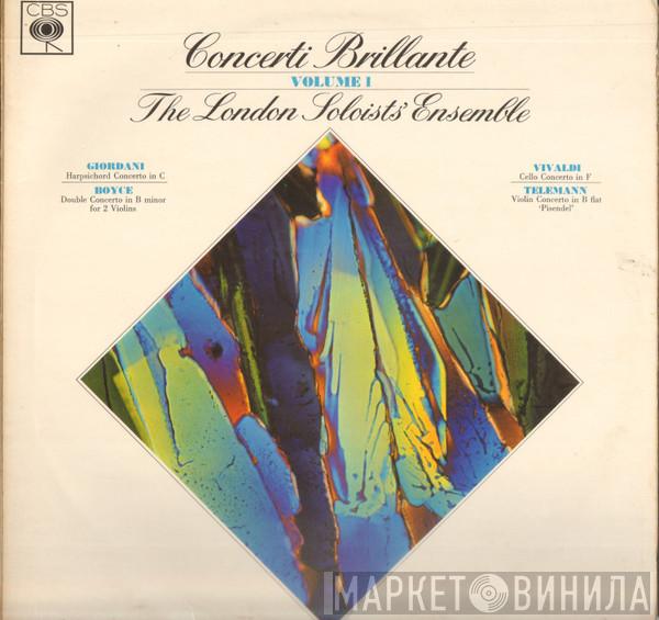 Giuseppe Giordani, William Boyce, Antonio Vivaldi, Georg Philipp Telemann, London Soloists Ensemble - Concerti Brillante Volume 1