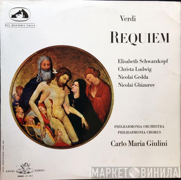 Giuseppe Verdi, Elisabeth Schwarzkopf, Christa Ludwig, Nicolai Gedda, Nicolai Ghiaurov, Philharmonia Orchestra, Philharmonia Chorus, Carlo Maria Giulini - Requiem