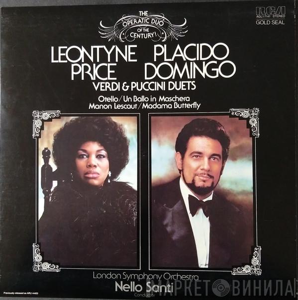, Giuseppe Verdi , Giacomo Puccini , Leontyne Price , Placido Domingo , New Philharmonia Orchestra  Nello Santi  - Verdi & Puccini Duets