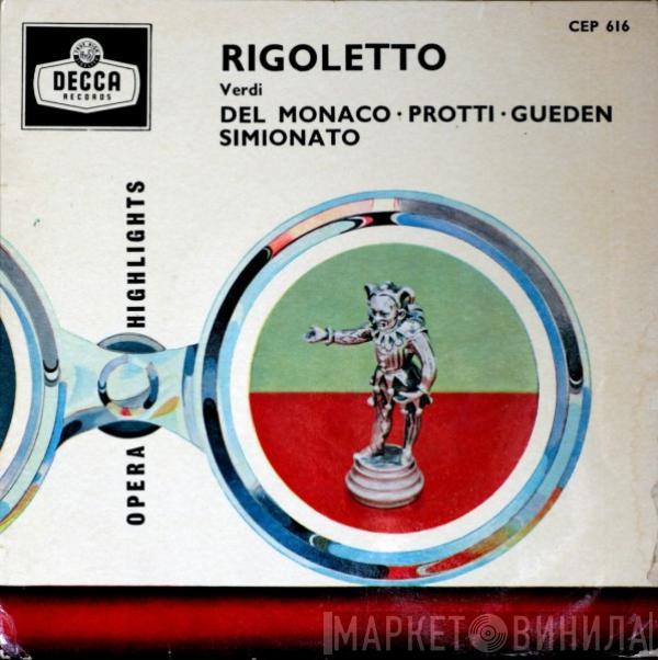 Giuseppe Verdi, Mario del Monaco, Aldo Protti, Hilde Güden, Giulietta Simionato - Rigoletto: Opera Highlights
