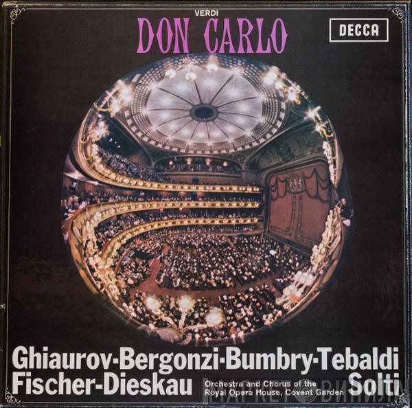 Giuseppe Verdi, Nicolai Ghiaurov, Carlo Bergonzi, Grace Bumbry, Renata Tebaldi, Dietrich Fischer-Dieskau, Chorus Of The Royal Opera House, Covent Garden, Orchestra Of The Royal Opera House, Covent Garden, Georg Solti - Don Carlo