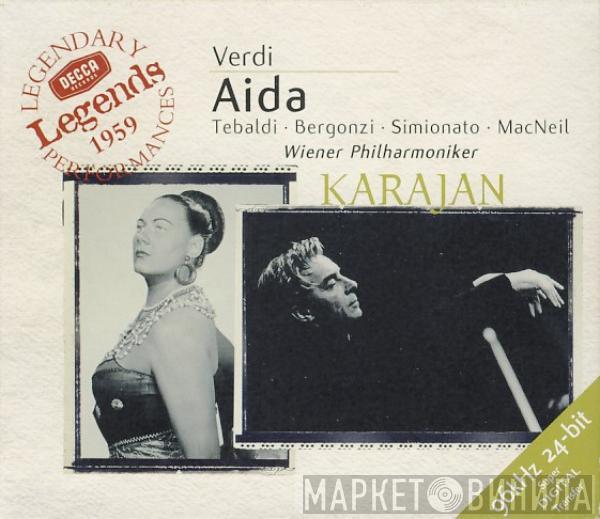 Giuseppe Verdi, Renata Tebaldi, Carlo Bergonzi, Giulietta Simionato, Wiener Philharmoniker, Herbert von Karajan - Aida