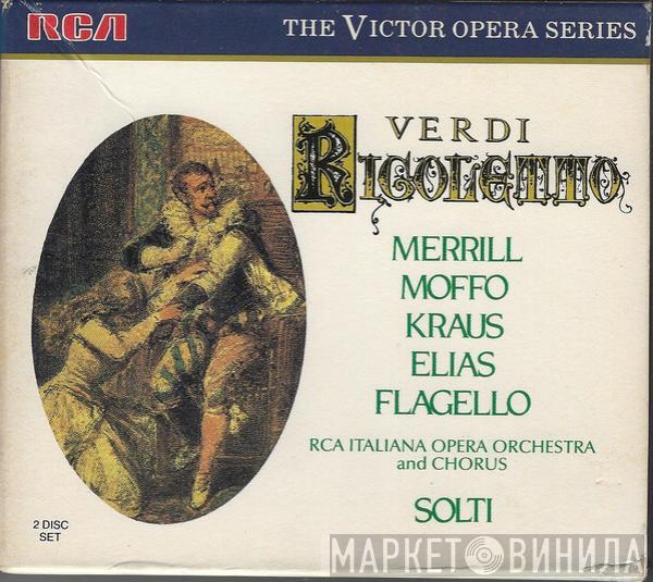 Giuseppe Verdi, Robert Merrill, Anna Moffo, Alfredo Kraus, Rosalind Elias, Ezio Flagello, Georg Solti - Rigoletto