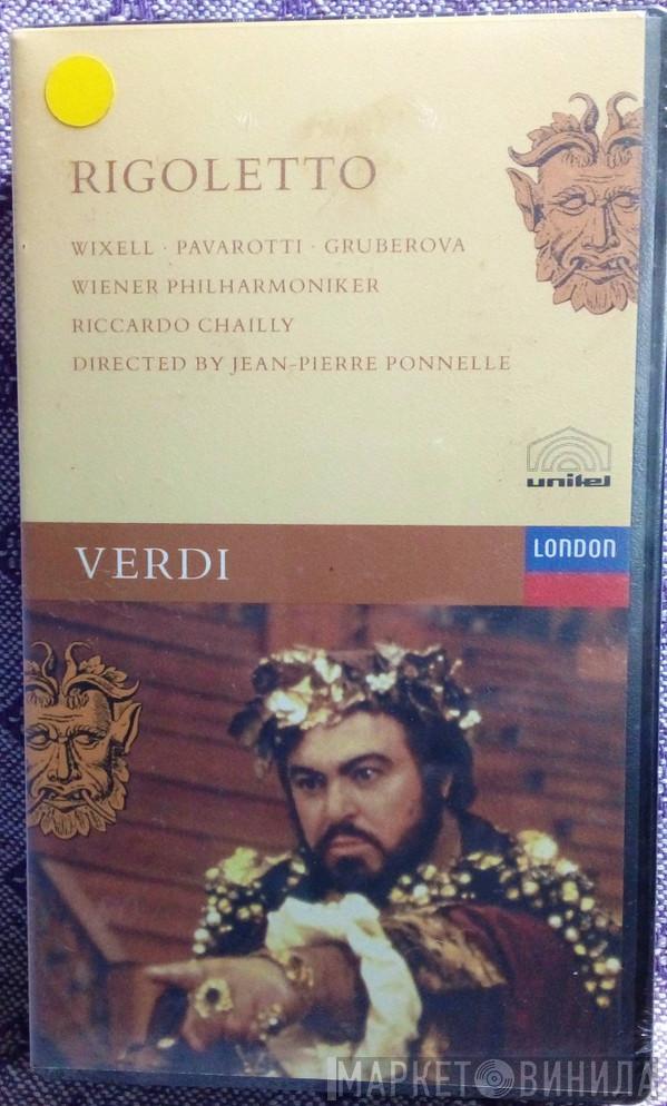 , Giuseppe Verdi , Wiener Philharmoniker , Riccardo Chailly , Luciano Pavarotti , Ingvar Wixell , Edita Gruberova  Jean-Pierre Ponnelle  - Rigoletto