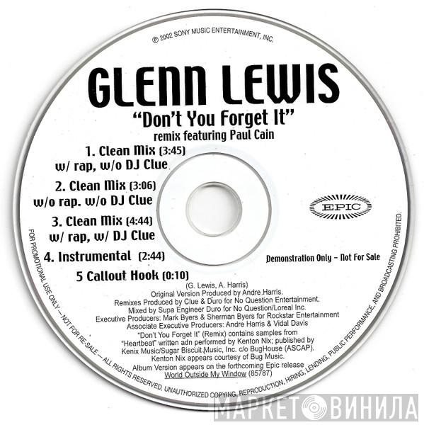  Glenn Lewis  - Don't You Forget It Remix