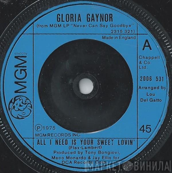 Gloria Gaynor - All I Need Is Your Sweet Lovin'