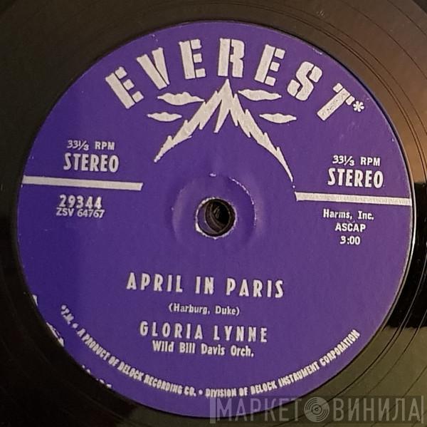 Gloria Lynne, Wild Bill Davis And Orchestra - April In Paris / Bye Bye Blackbird