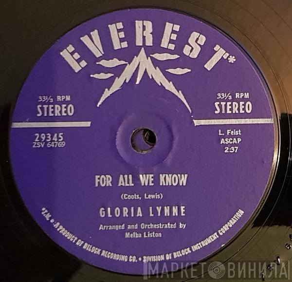 Gloria Lynne - For All We Know / 'Tis Autumn