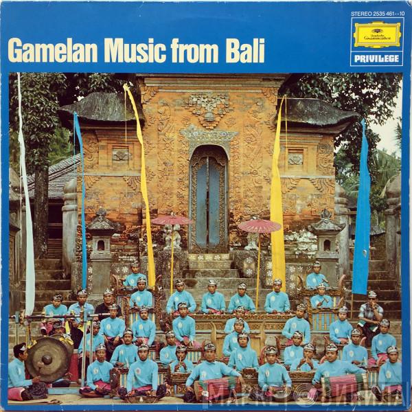 Gong Kebyar, Sebatu - Gamelan Music From Bali