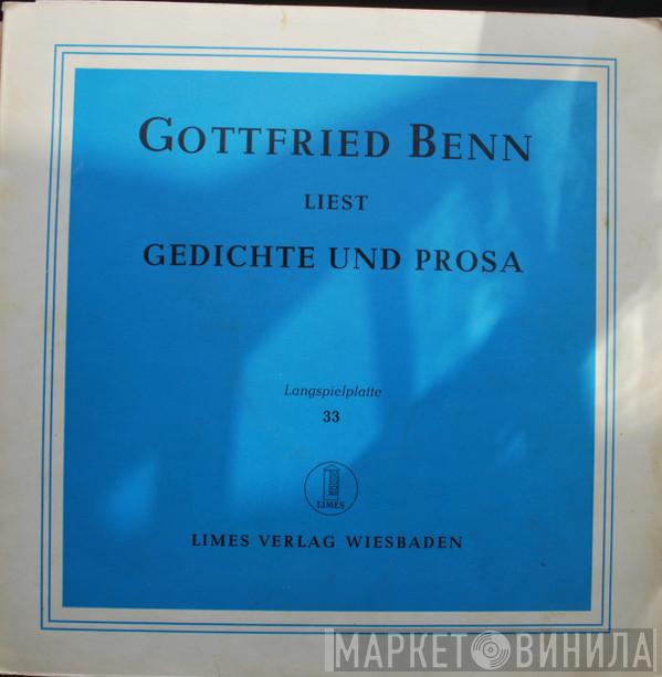  Gottfried Benn  - Liest Gedichte und Prosa