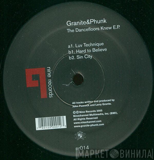 Granite & Phunk - The Dancefloors Knew E.P.