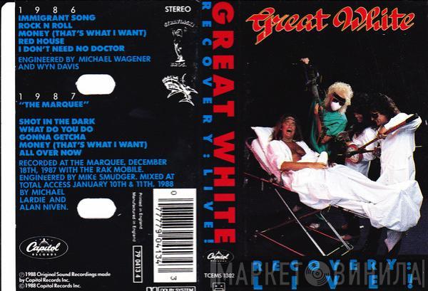  Great White  - Recovery: Live!