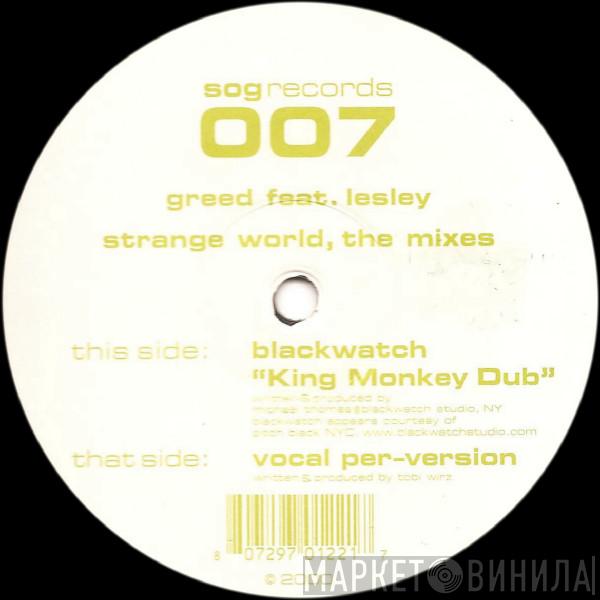 Greed , Lesley - Strange World, The Mixes