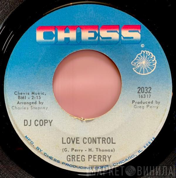 Greg Perry - Love Control