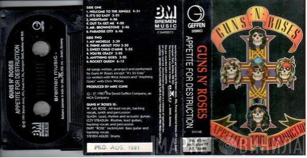  Guns N' Roses  - Appetite For Destruction