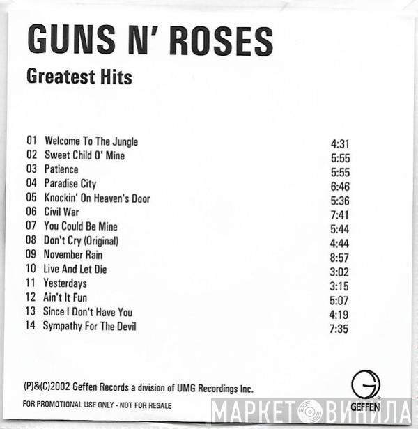  Guns N' Roses  - Greatest Hits