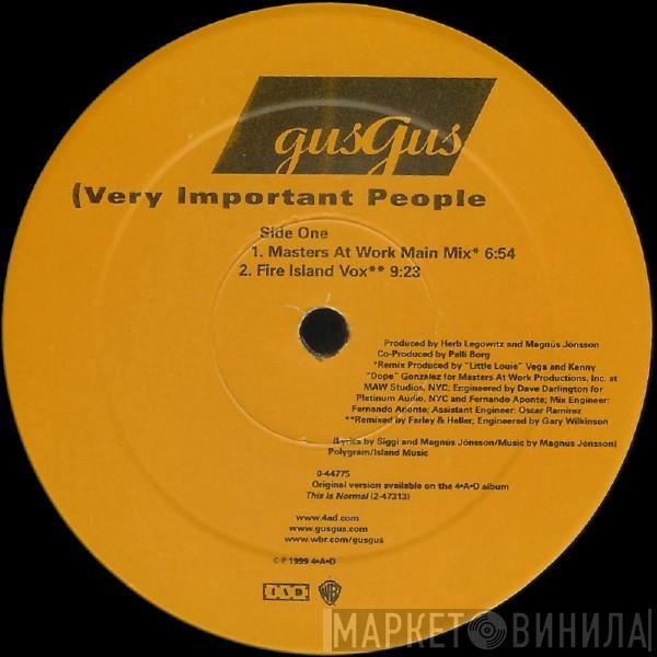  Gusgus  - Very Important People