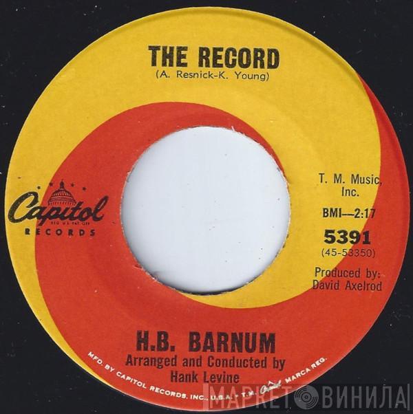  H.B. Barnum  - The Record / I'm A Man