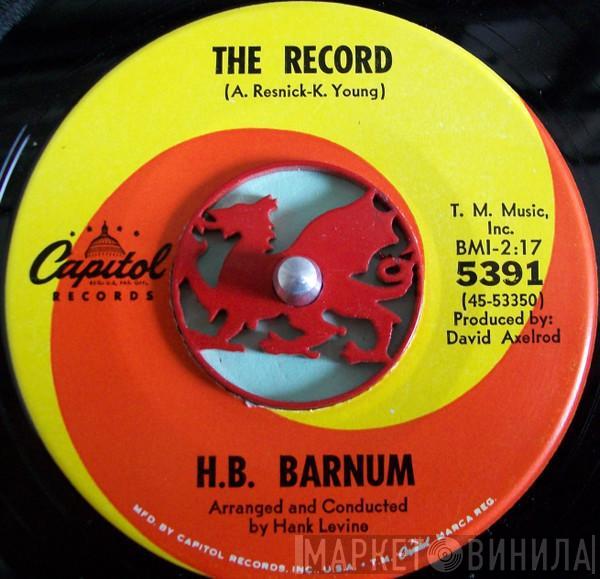 H.B. Barnum - I'm A Man / The Record