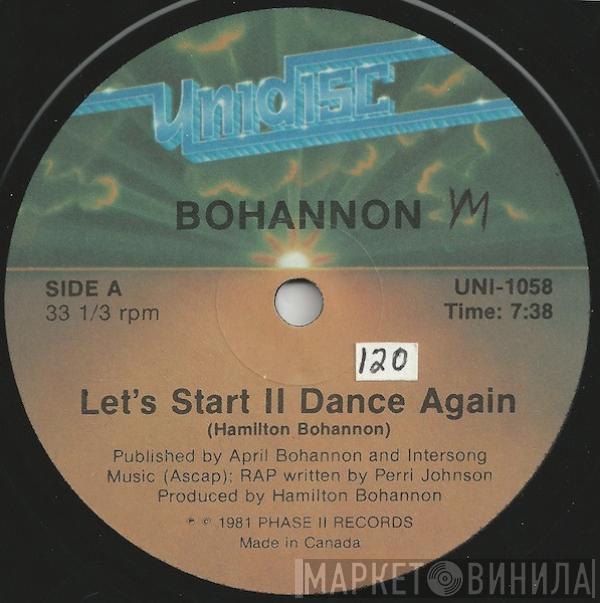  Hamilton Bohannon  - Let's Start II Dance Again