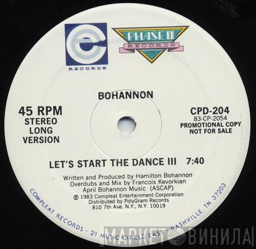  Hamilton Bohannon  - Let's Start The Dance III