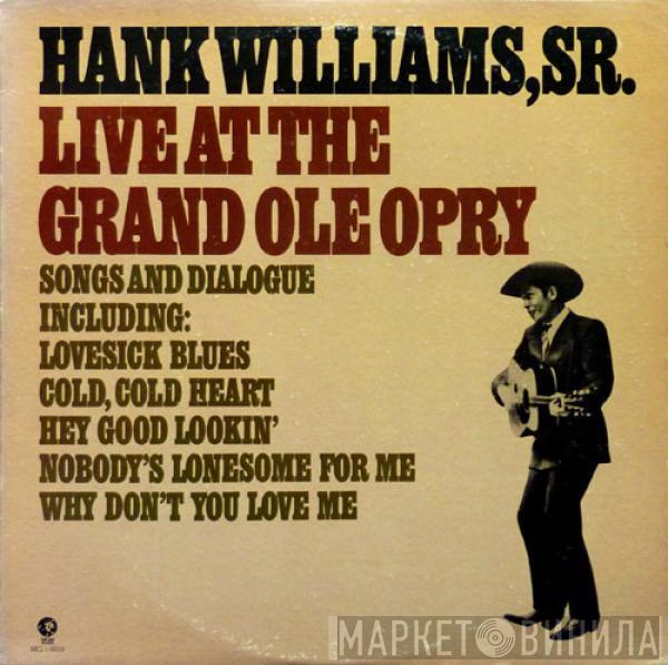 Hank Williams - Live At The Grand Ole Opry