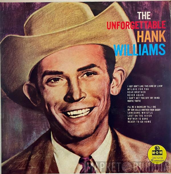 Hank Williams With His Drifting Cowboys - The Unforgettable Hank Williams