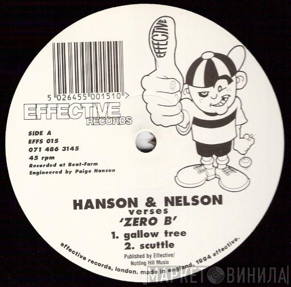 Hanson & Nelson, Zero B - Gallow Tree