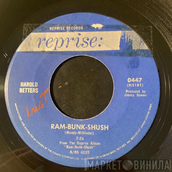 Harold Betters - Ram-Bunk-Shush