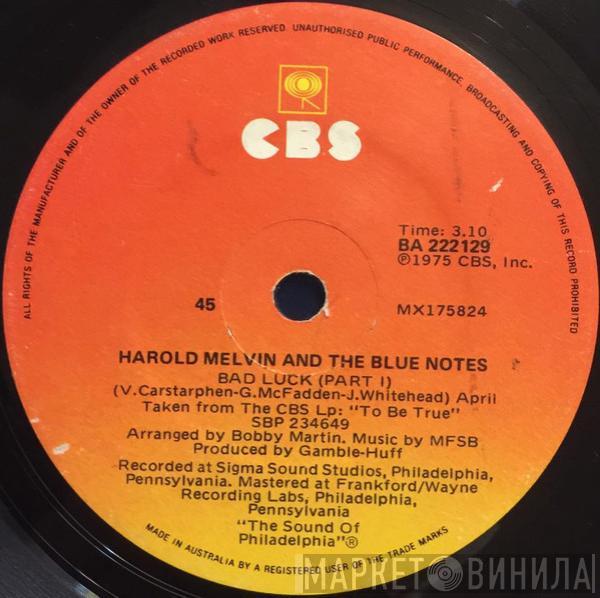  Harold Melvin And The Blue Notes  - Bad Luck (Part 1)