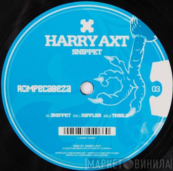 Harry Axt - Snippet