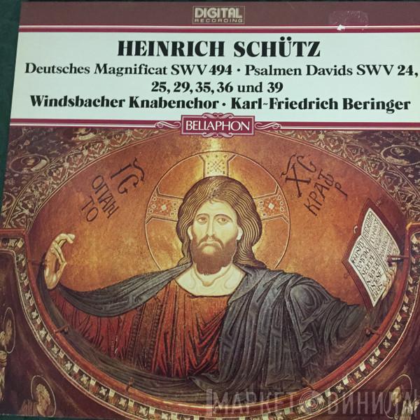 , Heinrich Schütz , Windsbacher Knabenchor  Karl-Friedrich Beringer  - Deutsches Magnificat Swv 494, Psalmen Davids Swv 24, 25, 29, 35, 36 Und 39